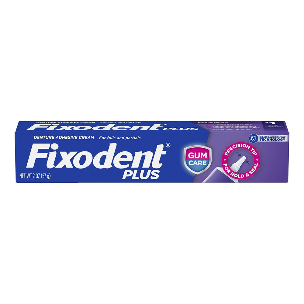 Fixodent Plus Denture Adhesive Cream, Superior Hold, 2 oz